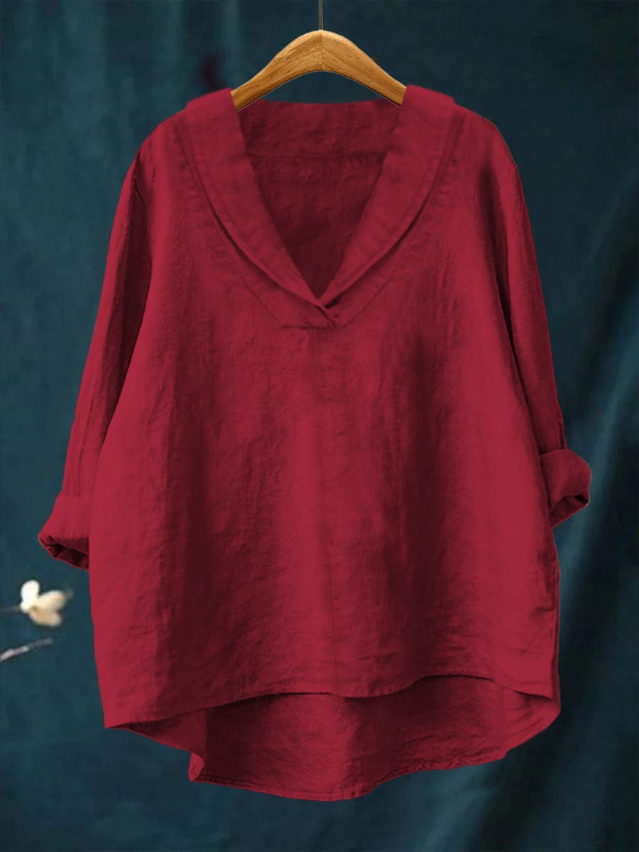 Samantha | Elegante Camisa de Verano en Lino