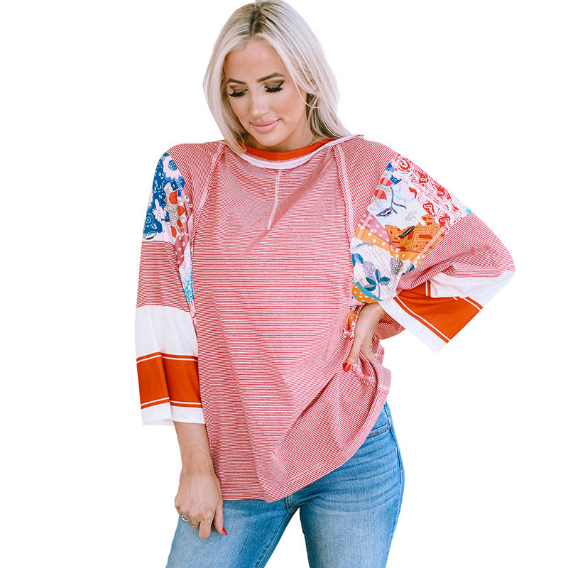 BAILEY™ – Top Batwing de Parchwork Ligero